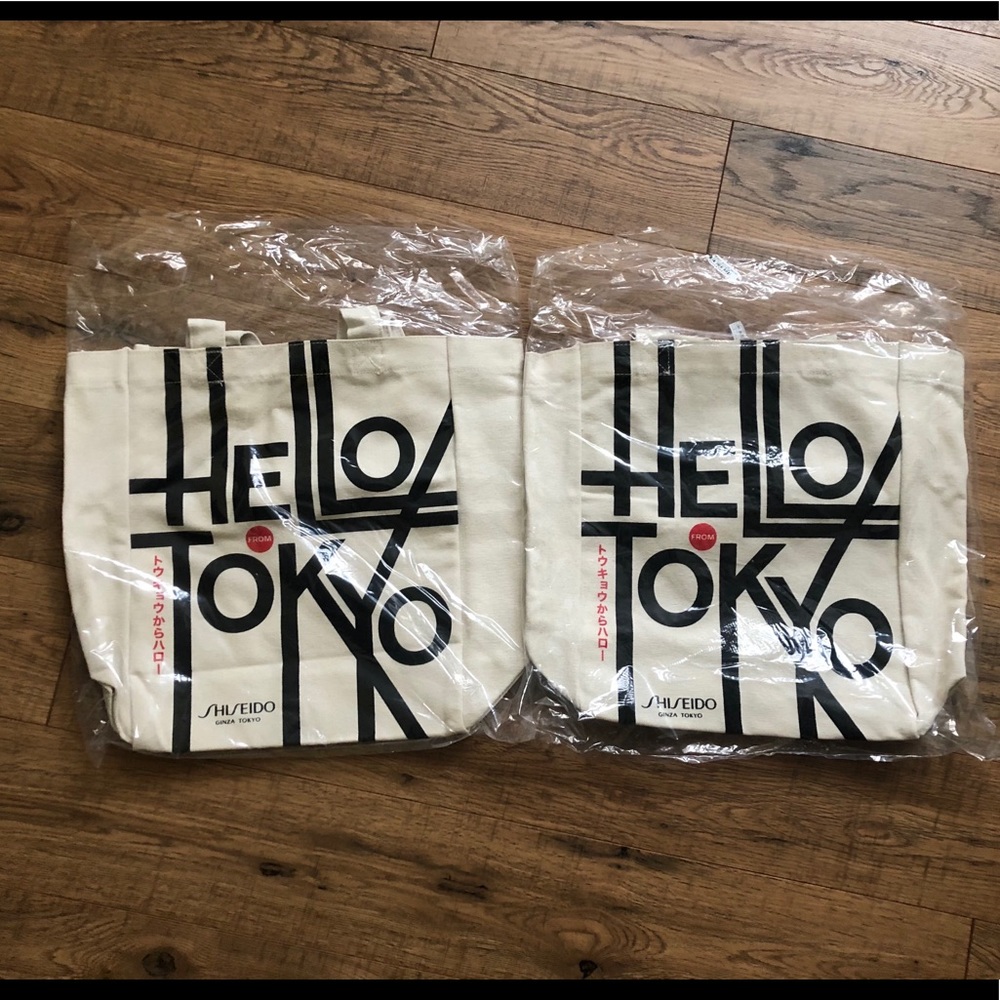 Hello from Tokyo Canvas Tote Bag Shiseido x Macy’s